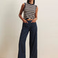 Everyday Chevron Knit Shell by Sanctuary in Inkstorm / Dark Opal Stripe