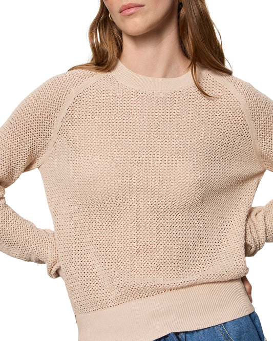 Soleil Open Stitch Sweater by Sanctuary in Dark Opal