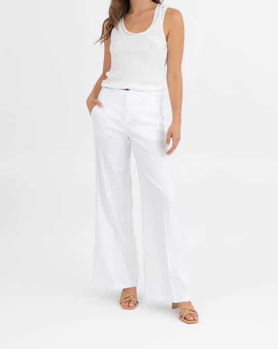 Tallulah Wide Leg Pant by Level 99 in Stillwater