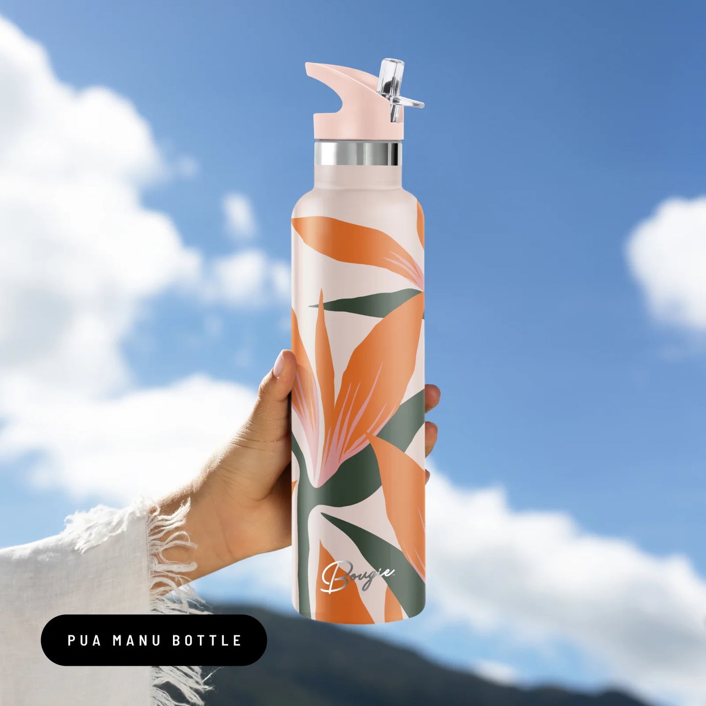 Pua Manu 25oz. Insulated Water Bottle by My Bougie Bottle