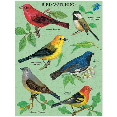 Bird Watching 240 Pieces Mini Puzzle by Cavallini Papers & Co