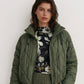 Cloudia Quilted Jacket by Wild Cosmos in Olive