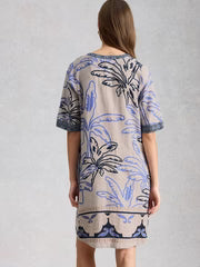 Ash Linen Dress by White Stuff in Ivory Multi