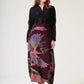 A-line Maxi Skirt by One Hundred Stars in Crane Plum