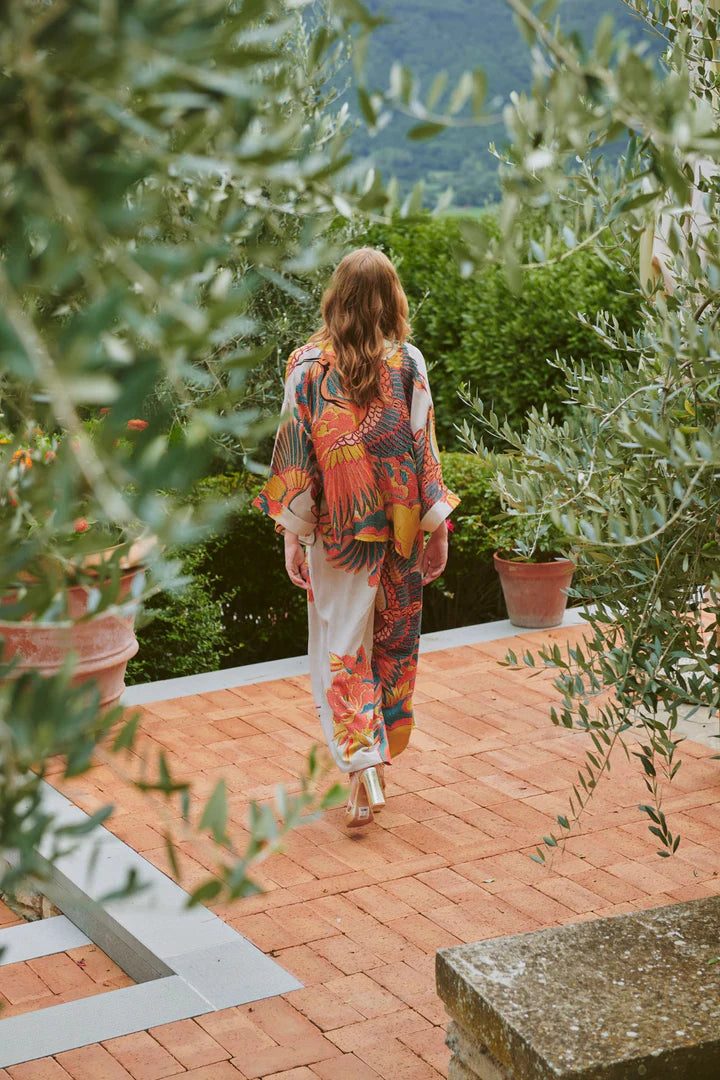 Crane Stone Palazzo Pants by One Hundred Stars