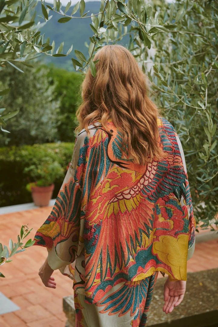 Crane Stone Kimono by One Hundred Stars