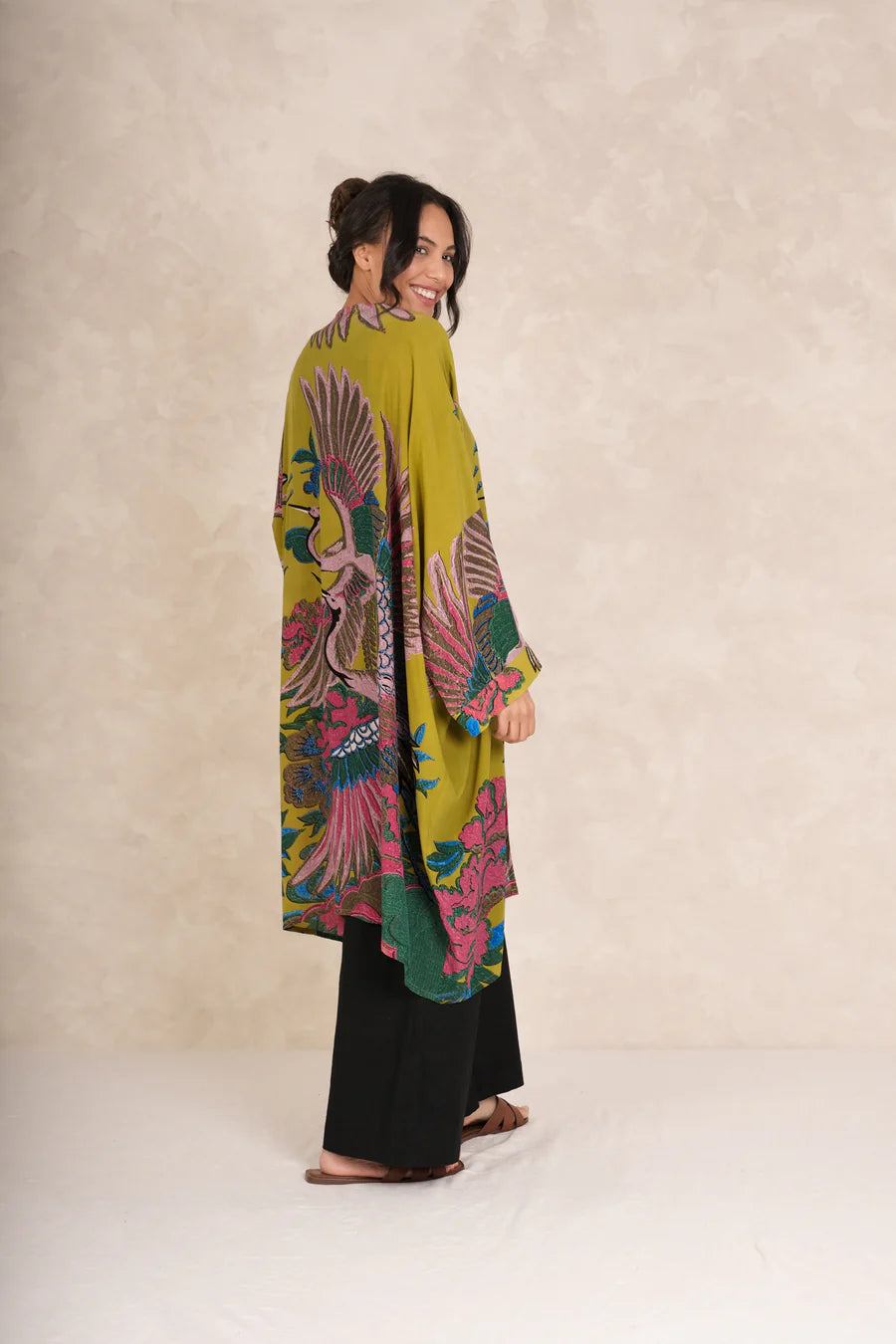 Crane Olive Artisan Coat by One Hundred Stars