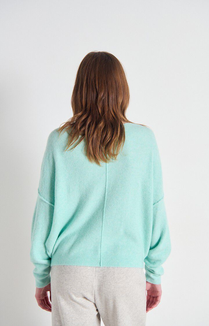 Damsville Sweater by American Vintage in Lagon Chine