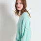 Damsville Sweater by American Vintage in Lagon Chine