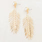 The Lainey LUXE Pearl Post w/ Leaf Drop Earrings by Virtue