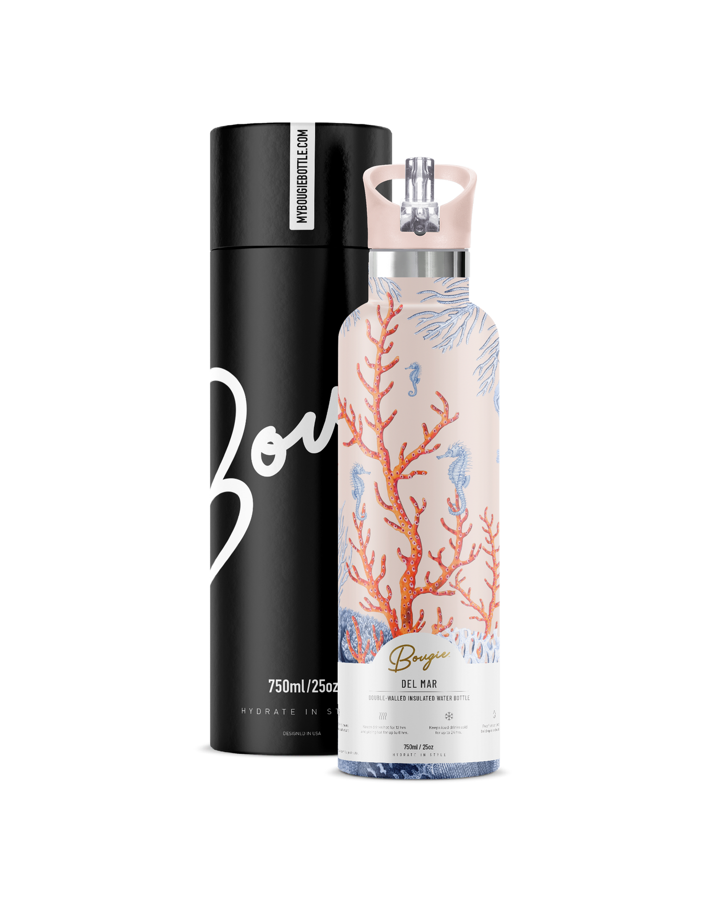 Del Mar 25 oz Bottle by My Bougie Bottle