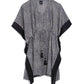 Seersucker Butterfly Tassel Caftan by Echo New York in Navy