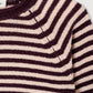 Ekewood Striped Sweater by American Vintage in Aubergine and Rose