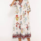 Marcooia Midi Dress by Lula Soul in White