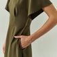 Elodie Dress by Exquise in Khaki