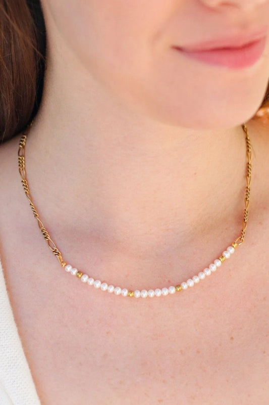 Lilly Pearl Necklace by Ex Voto
