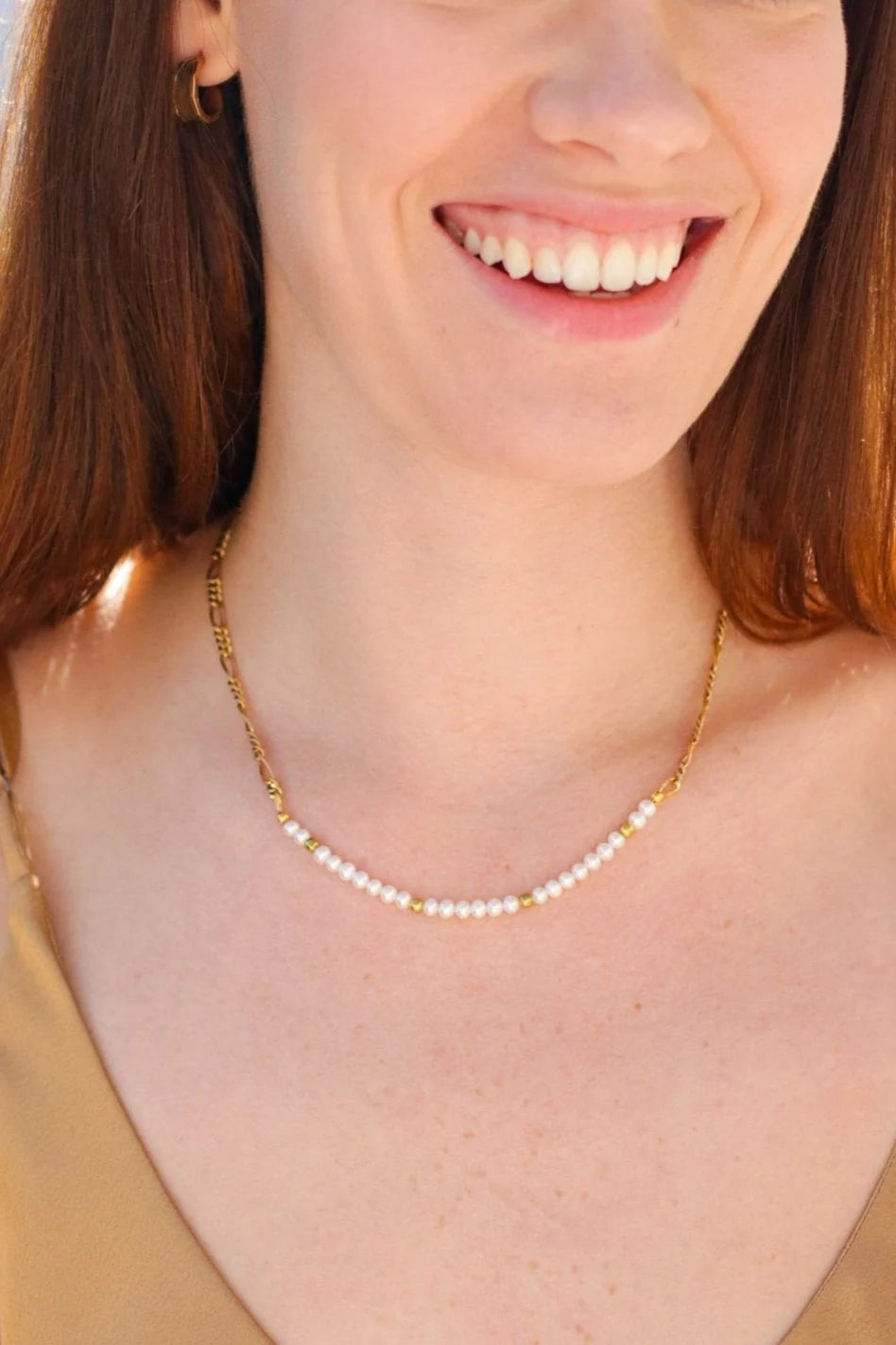 Lilly Pearl Necklace by Ex Voto