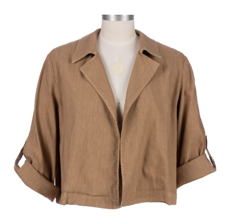 Nadine Crop Blazer Jacket by Kut from the Kloth in Oatmeal