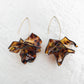 Hyacinth Tiered Earring on Marquis Hook by Virtue Jewelry in Tortoise Shell