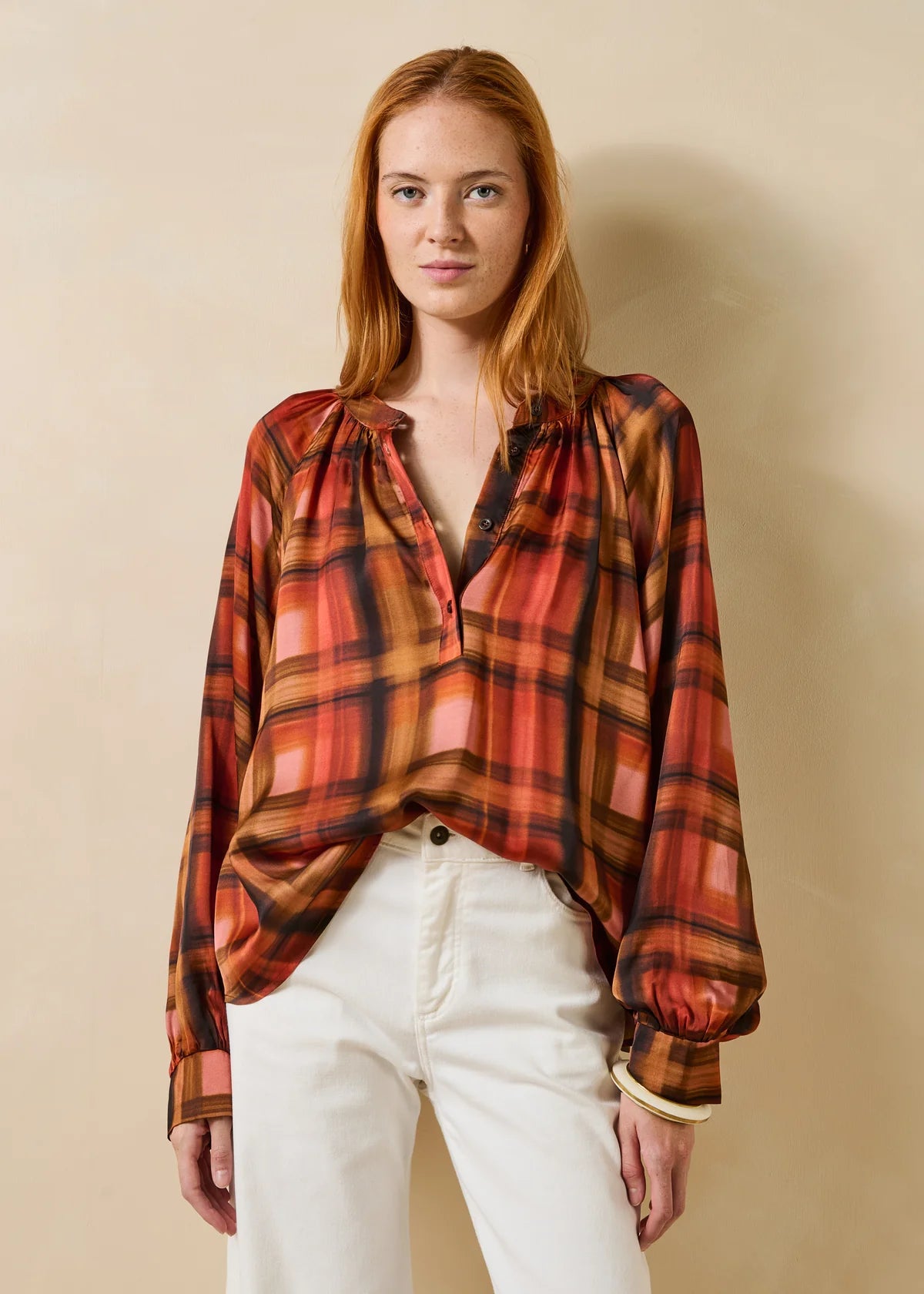 Terracotta Top by La Fee Maraboutee in Fox