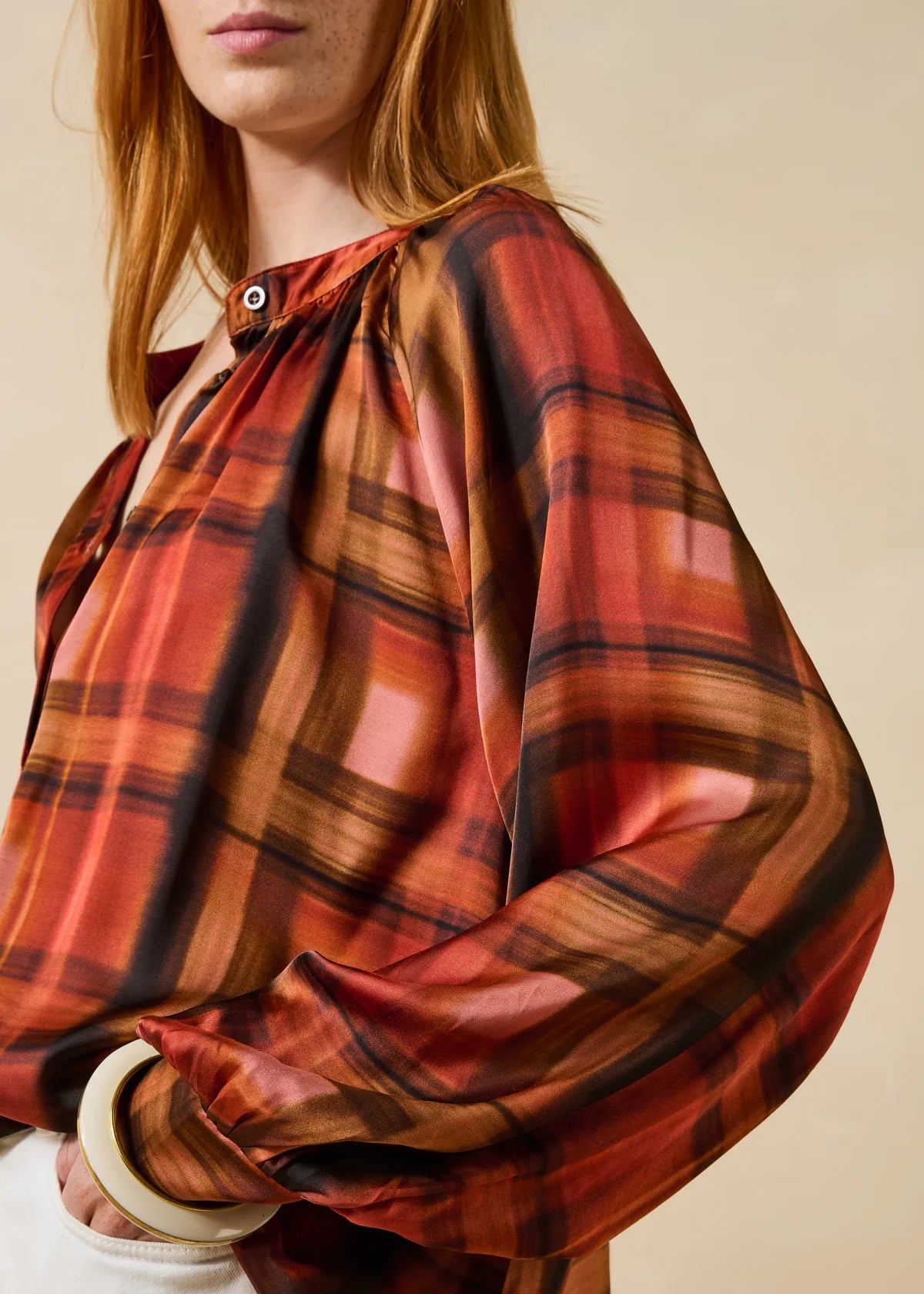 Terracotta Top by La Fee Maraboutee in Fox