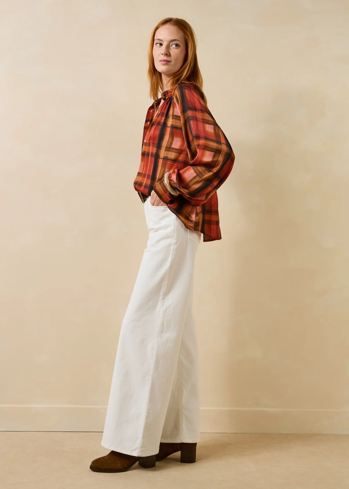 Terracotta Top by La Fee Maraboutee in Fox