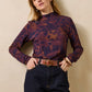Top by La Fee Maraboutee in Viola/Tandoori