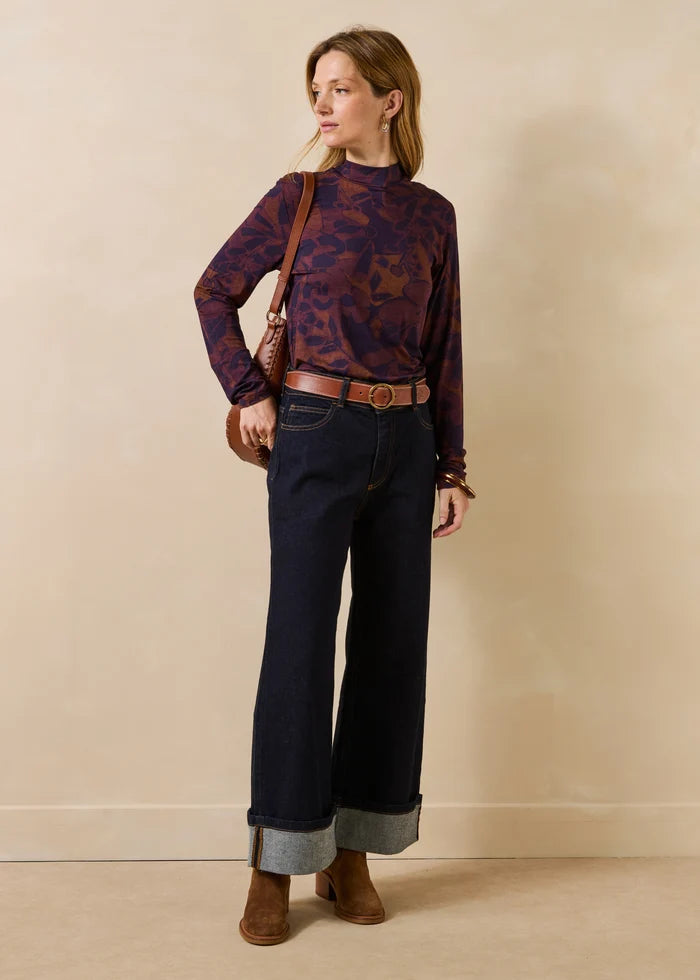 Top by La Fee Maraboutee in Viola/Tandoori
