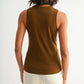Knit Sleeveless Top by Fun2Fun in Brick