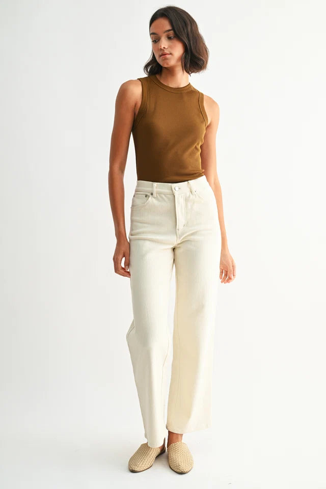 Knit Sleeveless Top by Fun2Fun in Brick