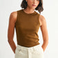 Knit Sleeveless Top by Fun2Fun in Brick