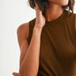 Knit Sleeveless Top by Fun2Fun in Brick