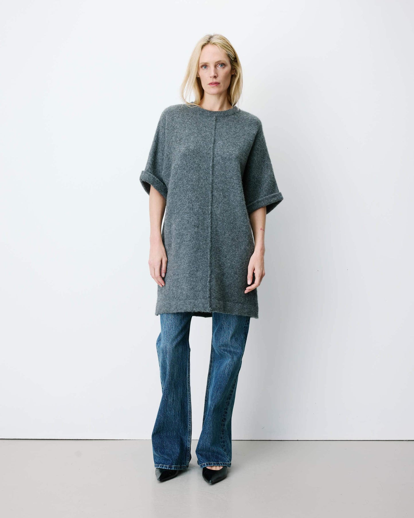 Alinae Dress by Grace & Mila in Anthracite