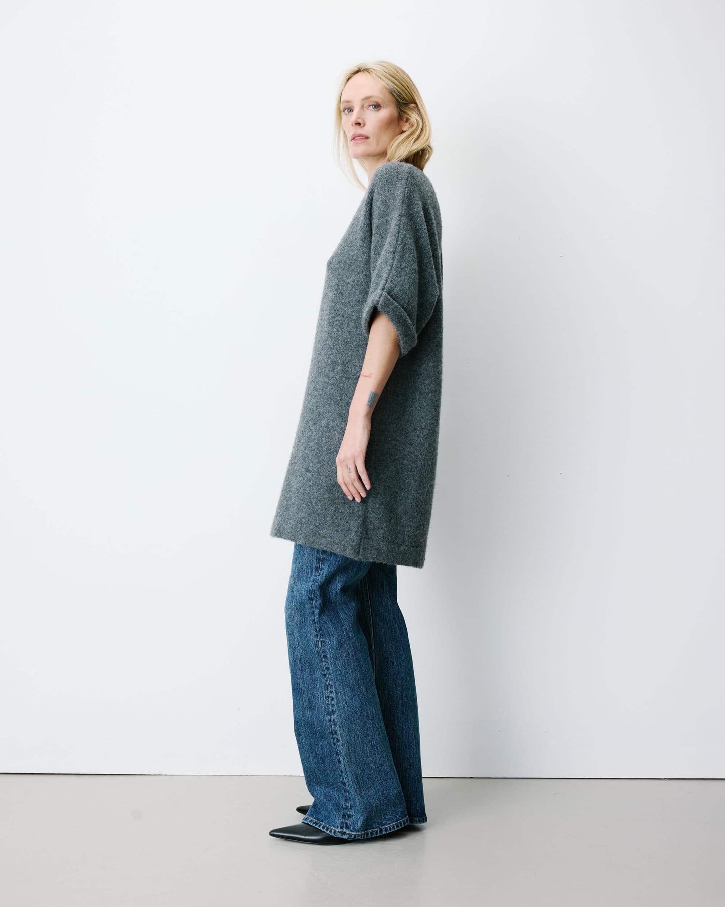 Alinae Dress by Grace & Mila in Anthracite