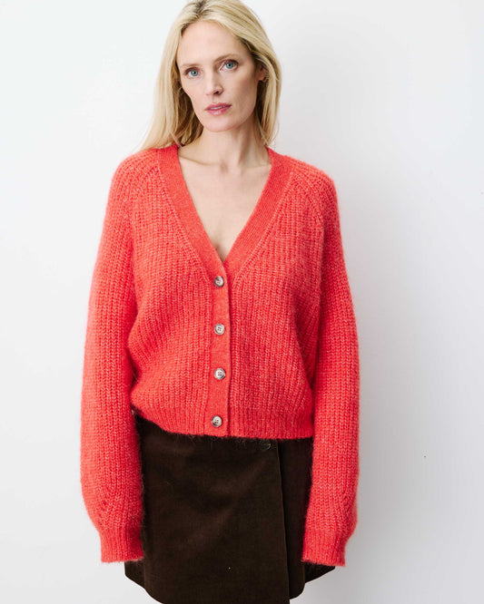 Saluda Cardigan by Grace & Mila in Sanguine