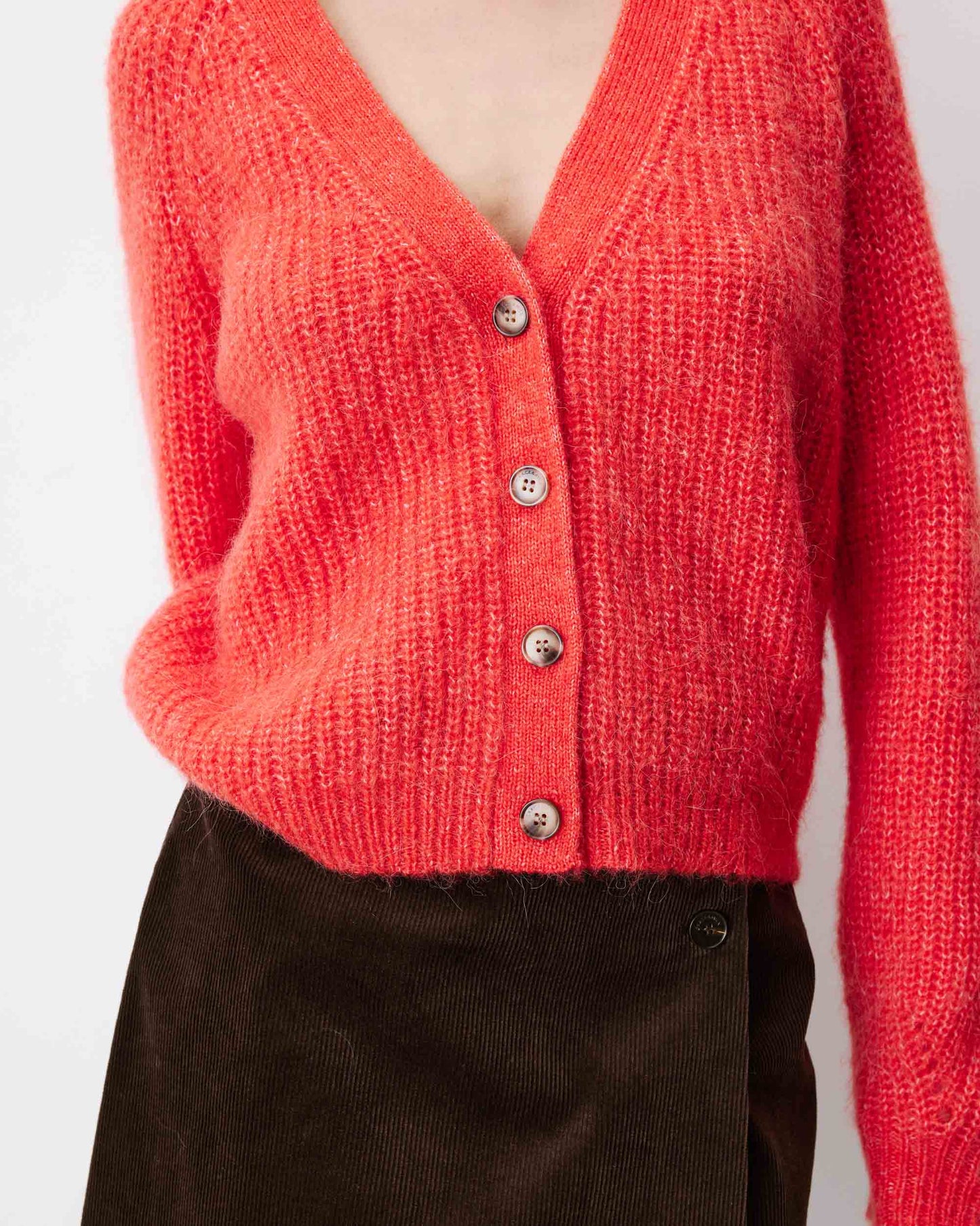Saluda Cardigan by Grace & Mila in Sanguine