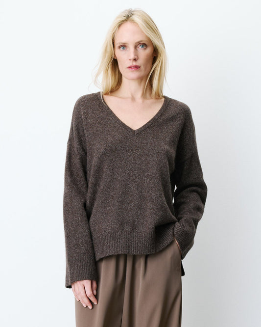 Salvador Sweater by Grace & Mila in Chocolate