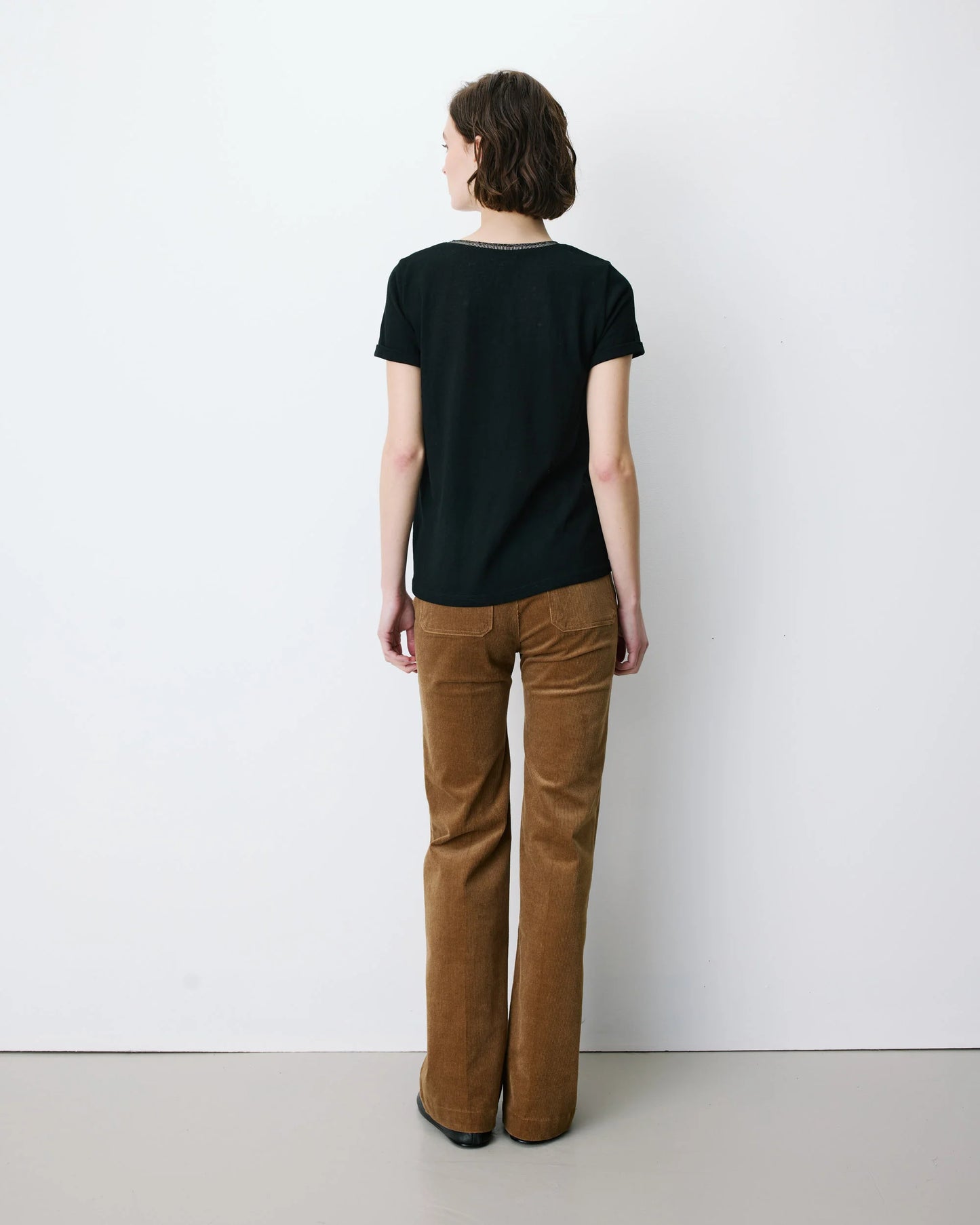 Aurelien T-Shirt by Grace & Mila in Noir