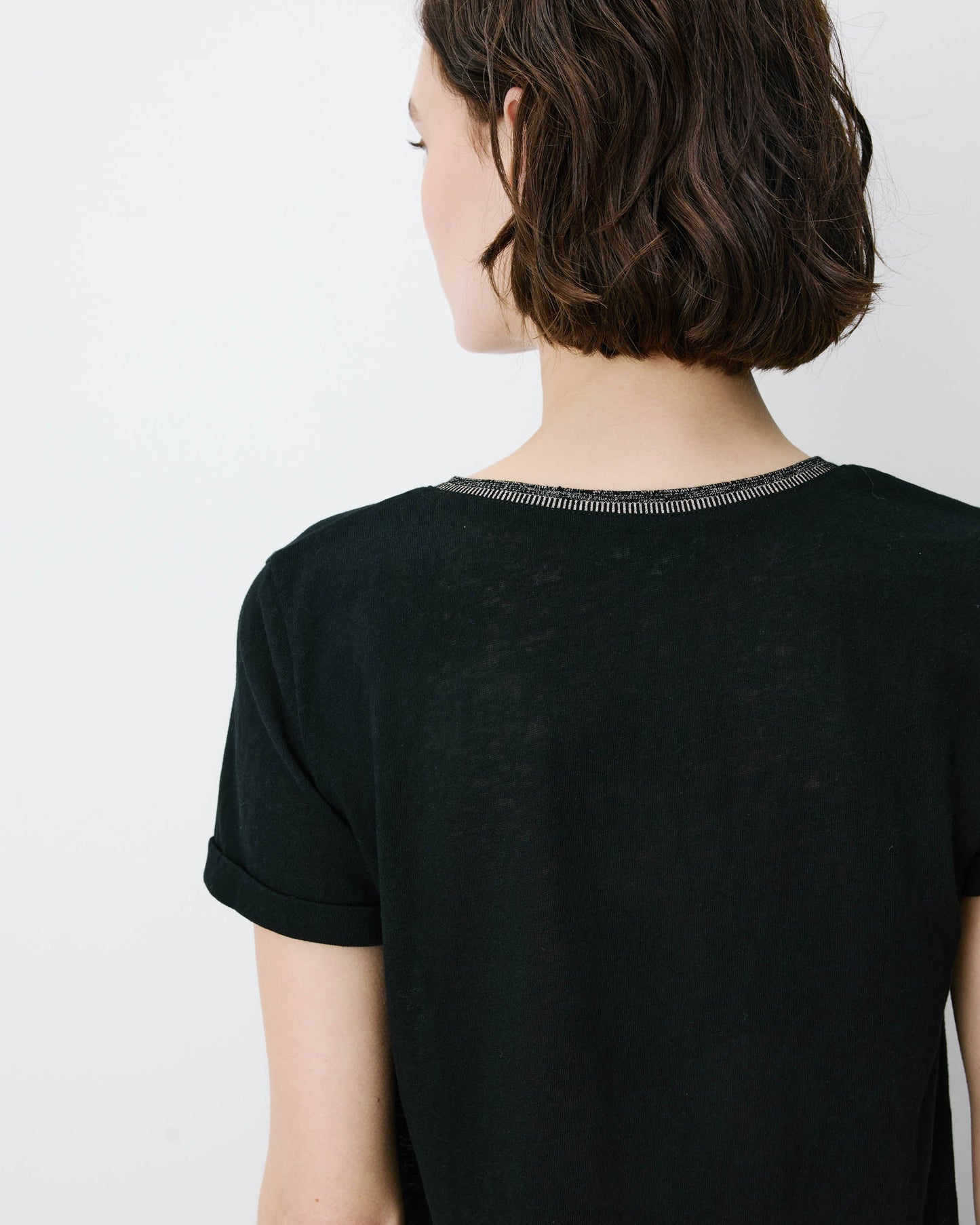 Aurelien T-Shirt by Grace & Mila in Noir