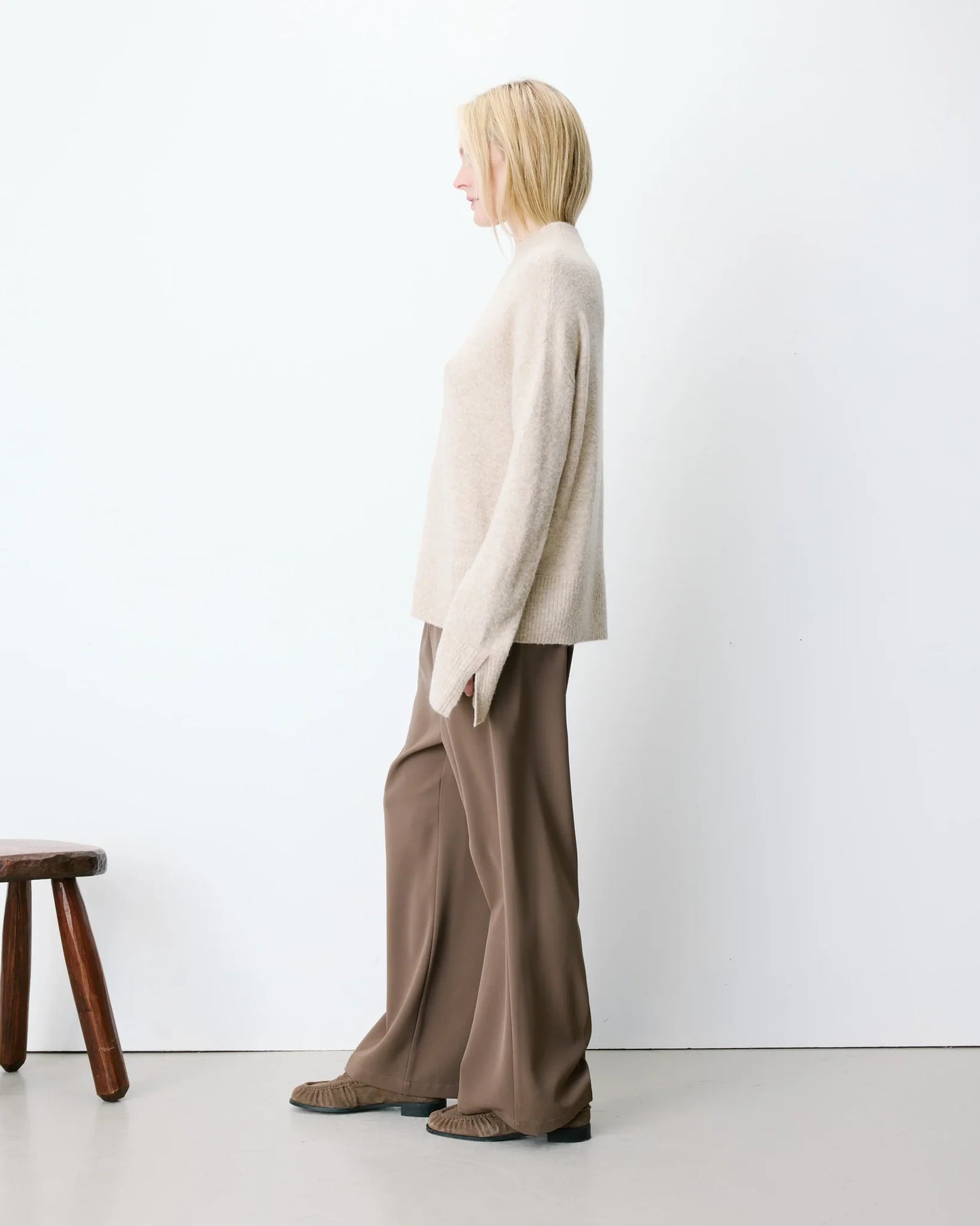 Adelice Sweater by Grace & Mila in Sable