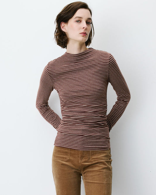 Aralee T-Shirt by Grace & Mila in Terracotta