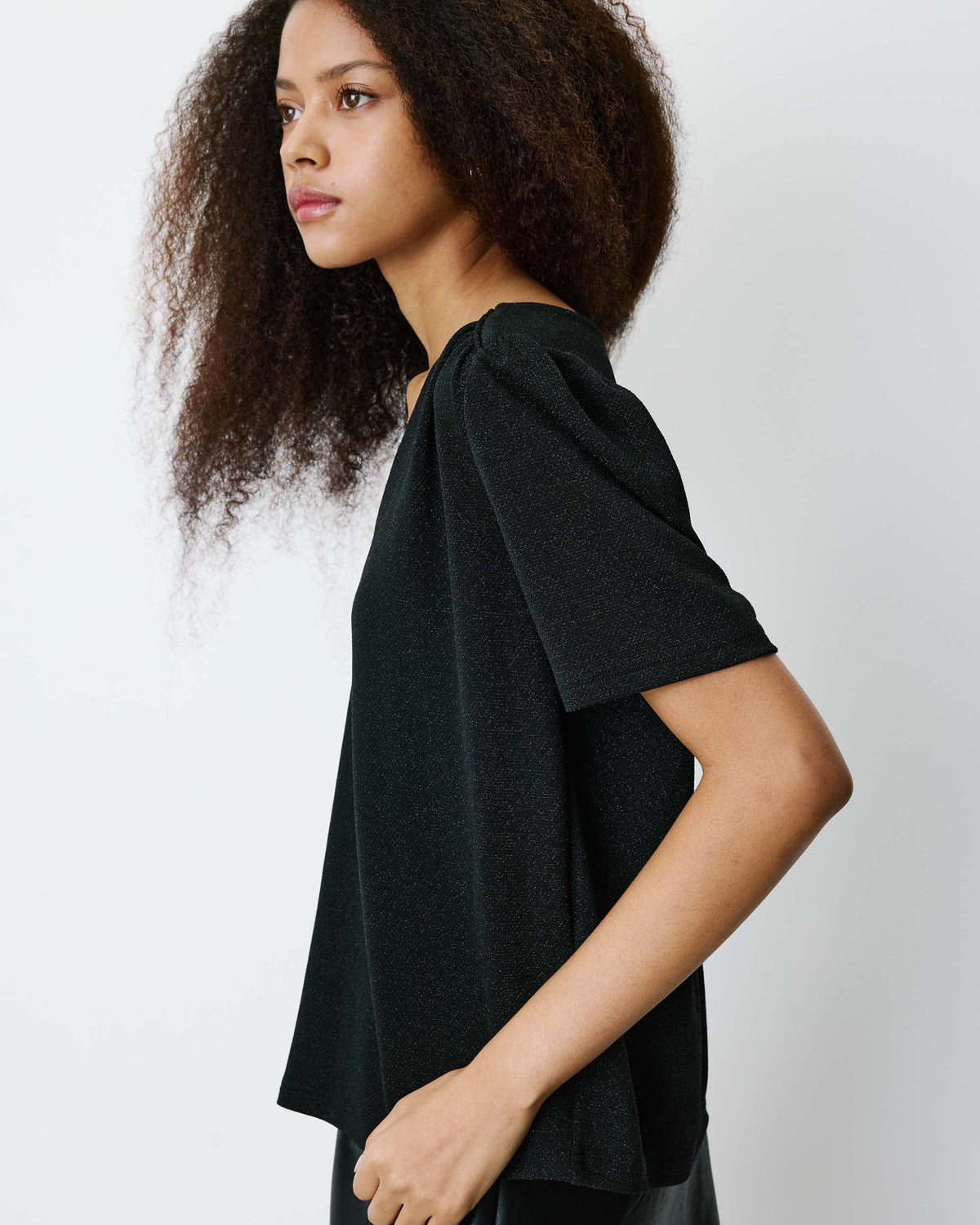 Basilic Top by Grace & Mila in Noir