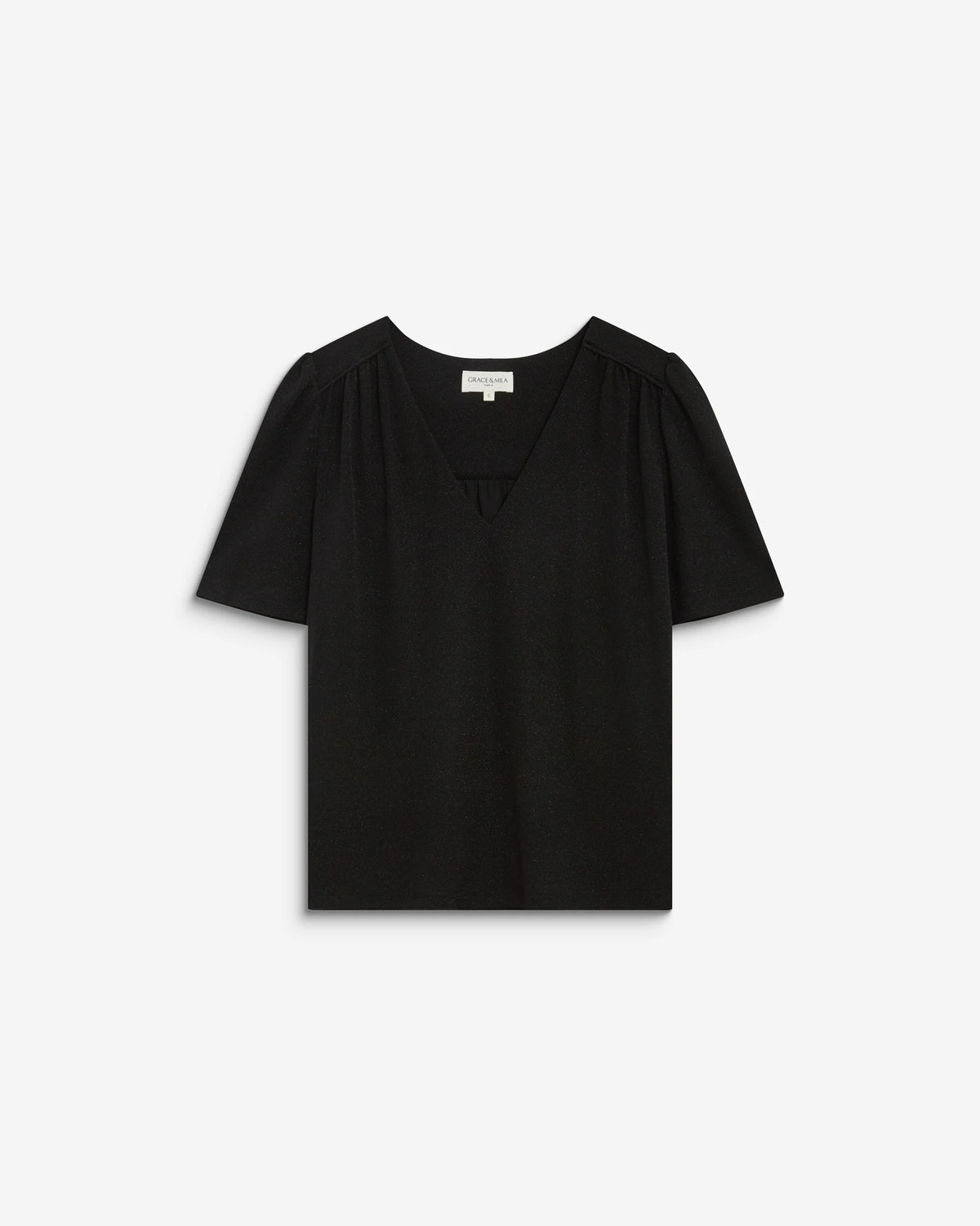Basilic Top by Grace & Mila in Noir