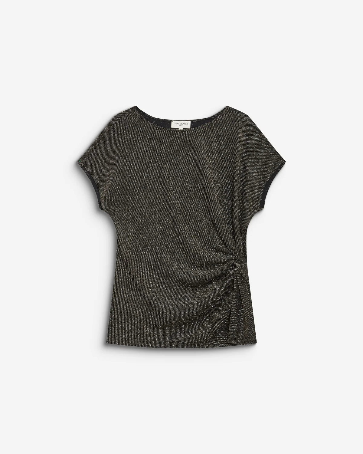 Baly T-Shirt by Grace & Mila in Gold