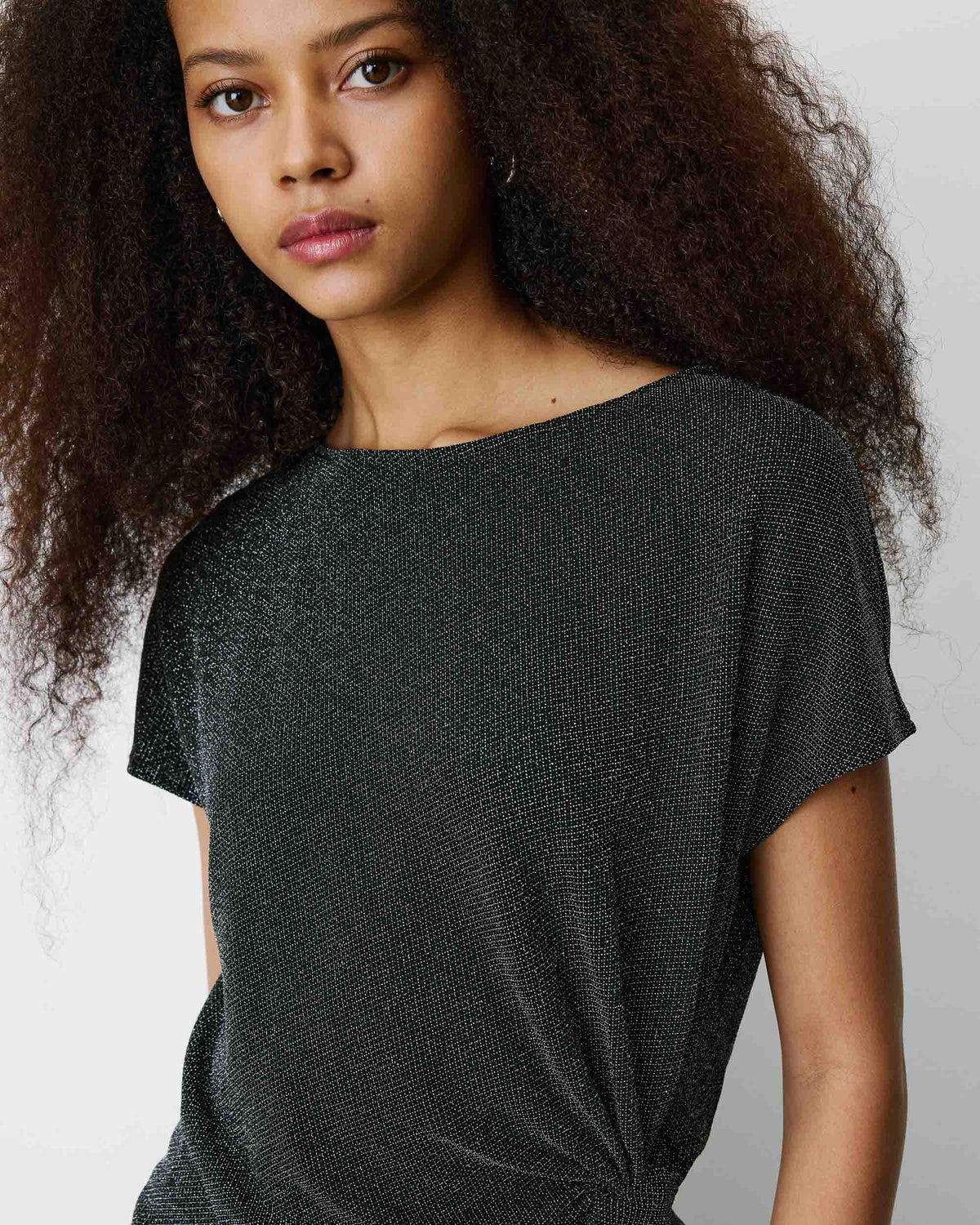 Baly T-Shirt by Grace & Mila in Silver
