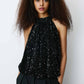 Becky Top by Grace & Mila in Noir
