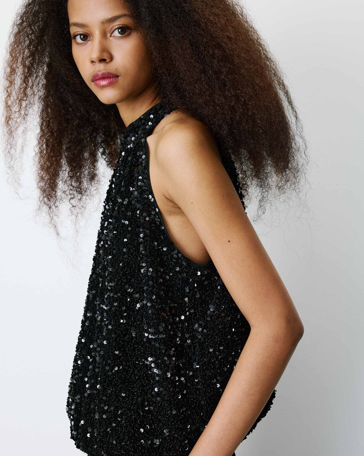Becky Top by Grace & Mila in Noir