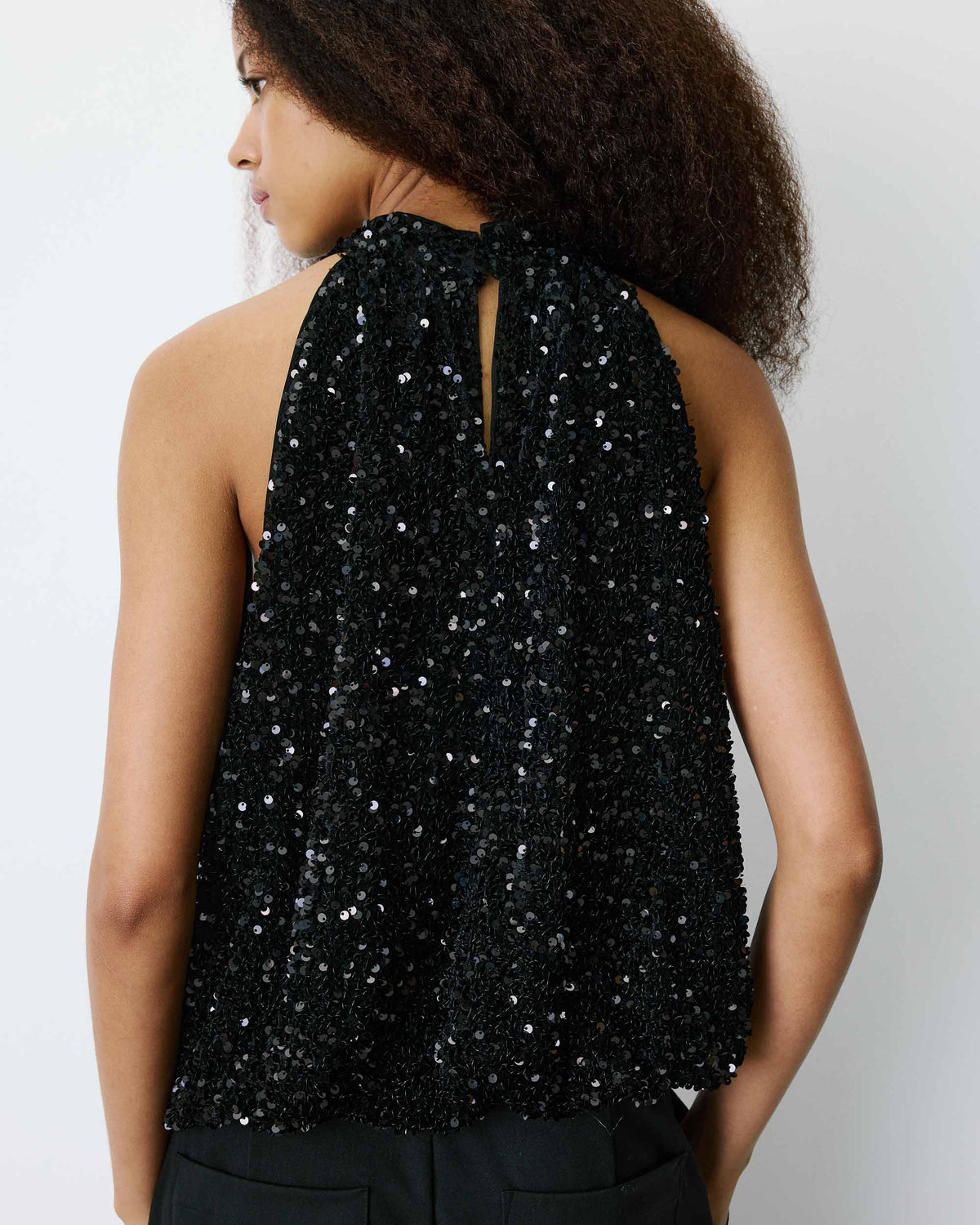 Becky Top by Grace & Mila in Noir