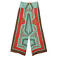 Fleur De Lys Palazzo Pants by One Hundred Stars in Aqua