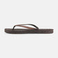 Cheerful Flip Flop by Ilse Jacobsen in Prune